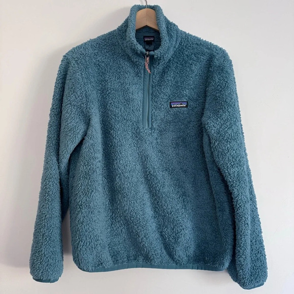 Patagonia Los Gatos Quarter Zip fleece in blue Size: small - Picture 1 of 5